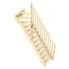 Woodup Escalier Quart Tournant Neronne Kit Recoupable Haut à Droite Sans Contremarche H Sol Sol 280 Cm