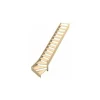 Woodup Escalier Quart Tournant Sela 288 Cm Kit Recoupable Bas à Droite Hêtre LC Sans Contremarches H Sol Sol 288 Cm