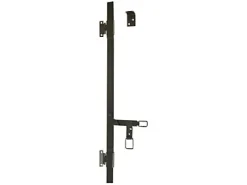 Afbat Espagnolette plate complète acier noir h.2400 mm