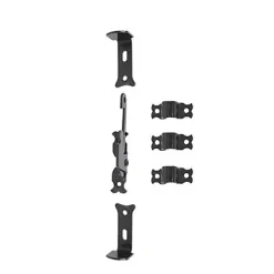 Afbat Espagnolette ronde acier complète