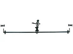 Espagnolette ronde complète acier noir h.2400 mm-Afbat Best