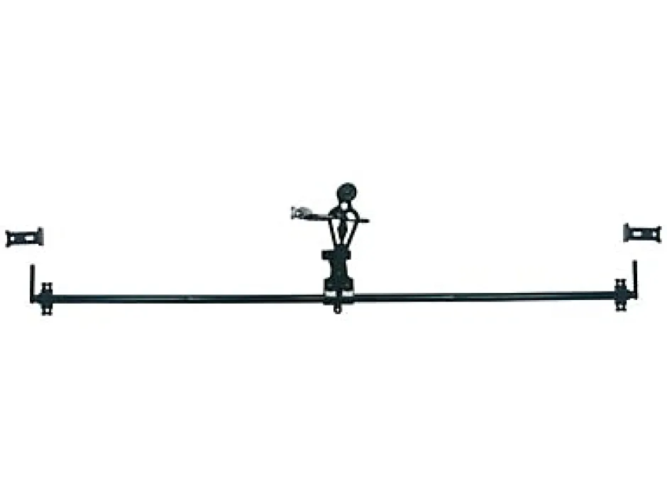 Espagnolette ronde complète acier noir h.2400 mm-Afbat Best