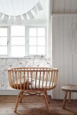 Estahome papier peint forêt avec des animaux de la forêt lilas violet et beige - 53 cm x 10.05 m - 139520