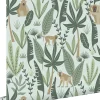 Estahome papier peint singes de la jungle vert menthe et vert foncé - 53 cm x 10.05 m - 139073