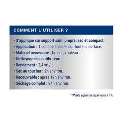 Etanchéité avant carrelage intérieur mat 0,75L-Ripolin