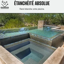 Arcane Industries Etanchéité Piscine Carrelée - Résine Transparente KIT ARCACLEAR PISCINE Transparent - 10 m², support poreux -