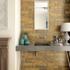 Faïence Effet Zellige ARTISAN 6.5x20 Gold - Les Carreaux de Jean-Gioia Materia Online