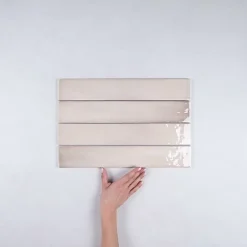 Faïence Effet Zellige Beige MANACOR 6,5x40 beige - Les Carreaux de Jean-Gioia Materia Outlet