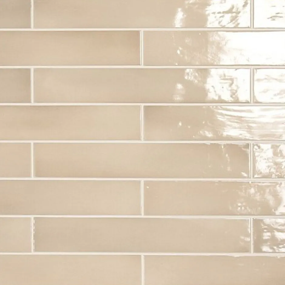 Faïence Effet Zellige Beige MANACOR 6,5x40 beige - Les Carreaux de Jean-Gioia Materia Outlet