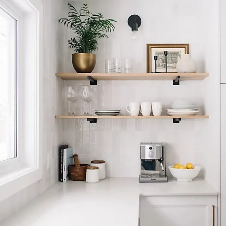 Gioia Materia Faïence Effet Zellige Blanc ARTISAN 6.5x20 White - Les Carreaux de Jean