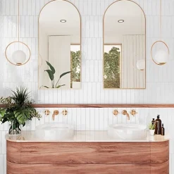 Les Carreaux De Jean  Faïence Effet Zellige Blanc SAONA 5x25 White - Les Carreaux de Jean