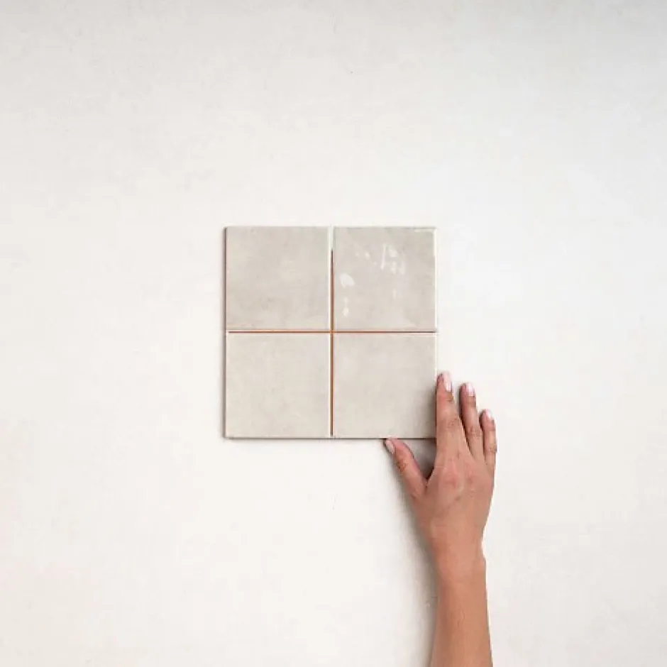 Faïence Effet Zellige Blanc CHAOUEN 10x10 Ice - Les Carreaux de Jean-Les Carreaux De Jean Discount