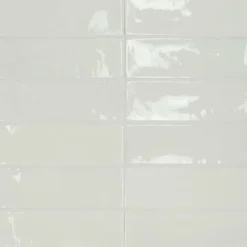 Faïence Effet Zellige Blanc VILLAGE 6,5x20 White - LES CARREAUX DE JEAN-Gioia Materia Clearance