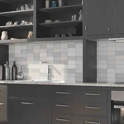 Faïence Effet Zellige Gris FEZ Mat 6,2x12,5 Grey - Les Carreaux de Jean-Les Carreaux De Jean New