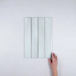 Faïence Effet Zellige MANACOR 6,5x40 mint - Les Carreaux de Jean-Gioia Materia Discount