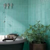 Gioia Materia Faïence Effet Zellige Turquoise VILLAGE 6,5x20 Teal - LES CARREAUX DE JEAN