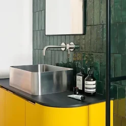 Gioia Materia Faïence Effet Zellige Vert ARTISAN 6.5x20 Green - Les Carreaux de Jean