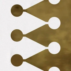 Vives Faïence Filippo Soul Blason Nacar Oro 20 x 20cm ( vendu par boite de 1 m² )