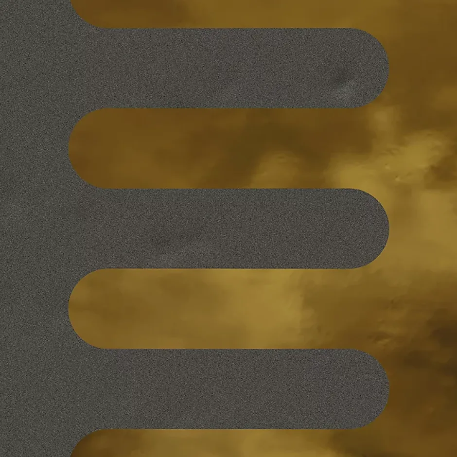 Faïence Filippo Soul Garland Grafito Oro 20 x 20cm ( vendu par boite de 1 m² )-Vives New