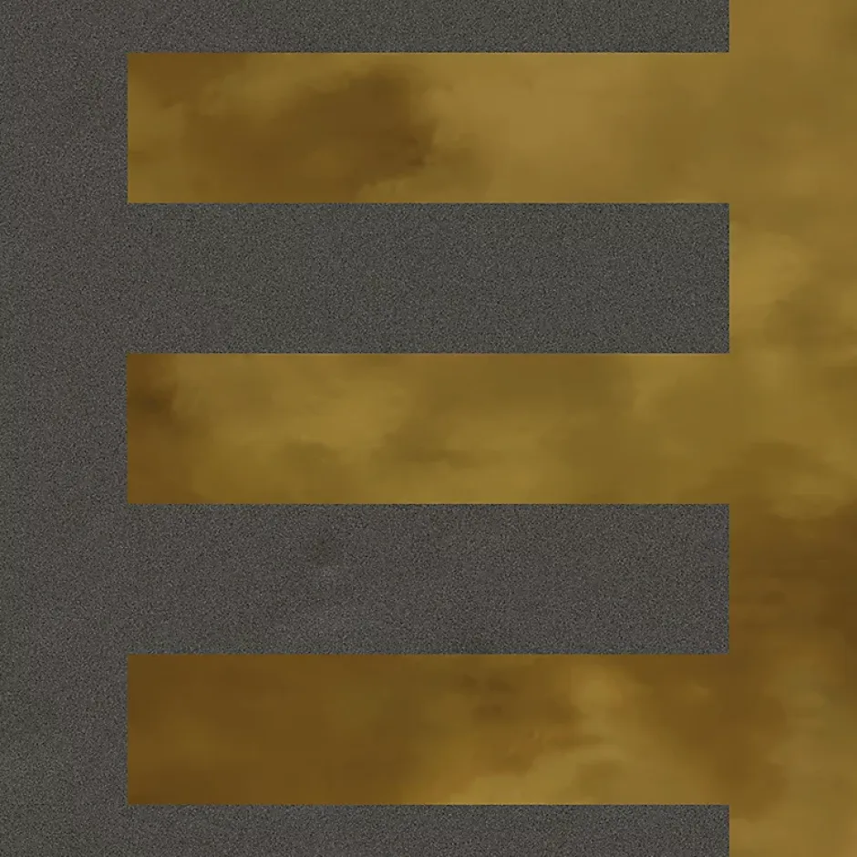 Vives Faïence Filippo Soul Tiara Grafito Oro 20 x 20cm ( vendu par boite de 1 m² )