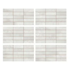 Faïence murale blanc brillant effet pierre L.60 x l.31,6 cm x ép.9 mm, Soul-Ecoceramic Sale