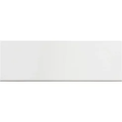 Faïence murale blanc brillant lisse L.60 x l.20 cm x ép.8,3 mm, Plain-GoodHome
