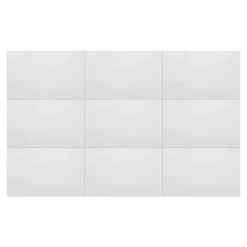 Faïence murale blanc mat L.40 x l.25 cm x ép.8,3 mm, Alexandrina-GoodHome Clearance