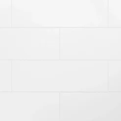 GoodHome Faïence murale blanc mat L.90 x l.30 cm x ép.8,7 mm, Aragone