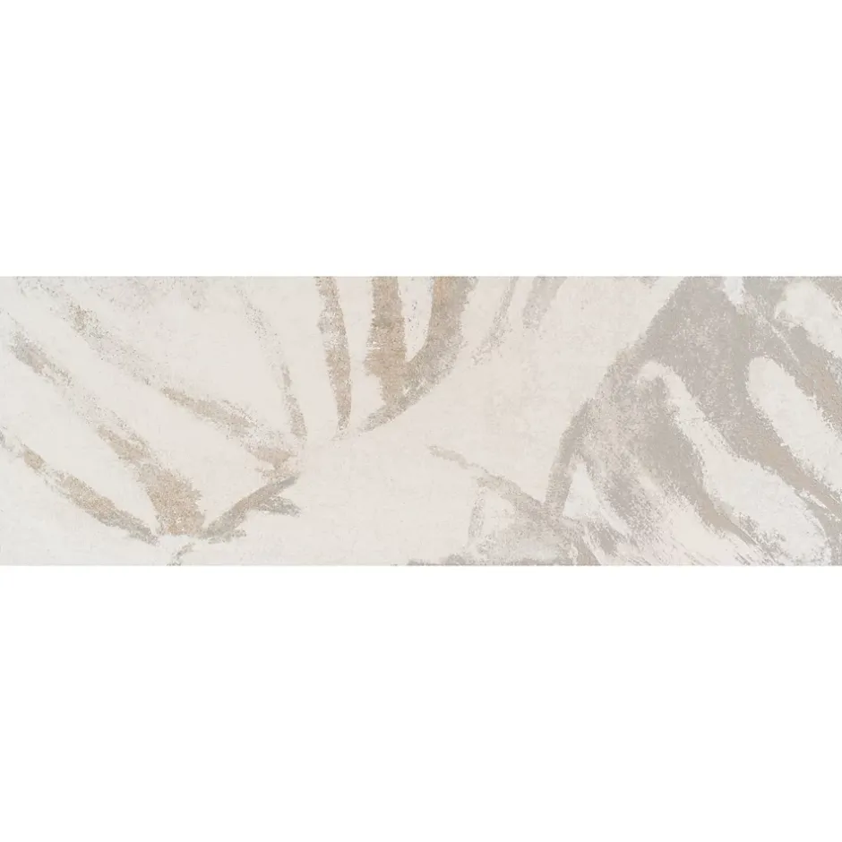 Faïence murale décor effet béton beige cream satin L.90 x l.30 cm x ép.10 mm, Brush