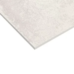 Faïence murale effet béton blanc L.90 x l.30cm x ép.10 mm, Brush- New