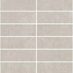 Twixit Faïence murale effet béton gris satin L.90 x l.30 cm x ép.10 mm, Brush