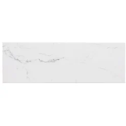 GoodHome Faïence murale effet marbre blanc L.60 x l.20 cm x ép.9,4 mm, Aruma
