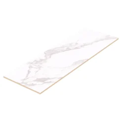 GoodHome Faïence murale effet marbre blanc mat L.90 x l.30 cm x ép.8,7 mm, Oazis