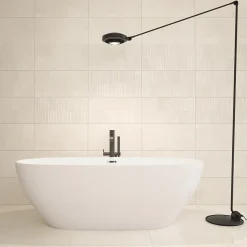 Faïence murale effet marbre beige brillant L.60 x l.30 cm x ép.7 mm, Celena-Ecoceramic Best