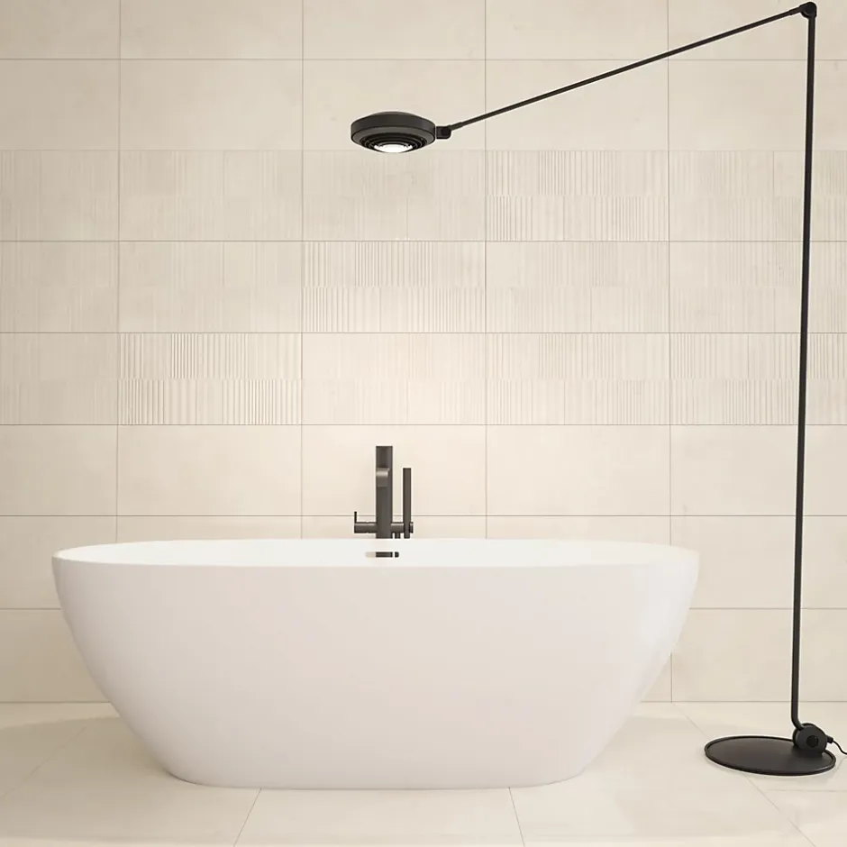 Faïence murale effet marbre beige brillant L.60 x l.30 cm x ép.7 mm, Celena-Ecoceramic Best