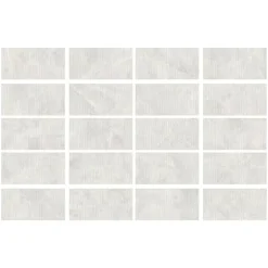 Ecoceramic Faïence murale effet marbre gris brillant décor texturé L.60 x l.30 cm x ép.7 mm, Celena