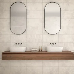 Ecoceramic Faïence murale effet marbre gris brillant décor texturé L.60 x l.30 cm x ép.7 mm, Celena