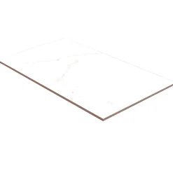 Faïence murale effet marbre blanc brillant L.40 x l.25 cm x ép.8,8 mm, Galac-Socer New