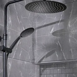 Faïence murale effet marbre gris L.60 x l.20 cm x ép.9,4 mm, Aruma-GoodHome Outlet