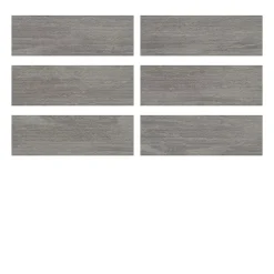 Ecoceramic Faïence murale effet pierre gris mat décor texturé L.60 x l.20 cm x ép.9,5 mm, Althea