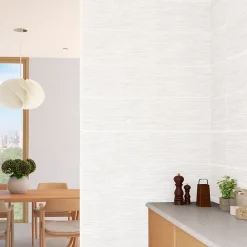 Faïence murale effet pierre texturée blanc mat L.60 x l.30 cm x ép.9 mm, Urano-Azulejos Benadresa Sale