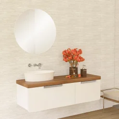 Azulejos Benadresa Faïence murale effet pierre décor ivoire mat L.60 x l.30 cm x ép.9 mm, Urano