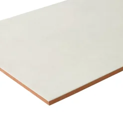 Alaplana Faïence murale en terre cuite effet béton blanc mat L.60 x l.30 cm x ép.8,5 mm, Taris