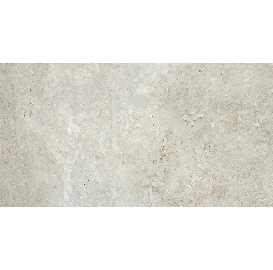 Alaplana Faïence murale en terre cuite effet pierre gris mat L.60 x l.30 x ép.8,5cm, Nor