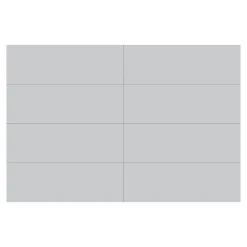 GoodHome Faïence murale gris clair satiné L.60 x l.20 cm x ép.8,3 mm, Plain