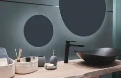 Mykonos Faïence murale intérieur bleu mat L.75 x l.25 cm x ép.9 mm, Terre