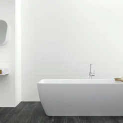 Faïence murale intérieur blanc mat L.90 x l.30 cm x ép.10,1 mm, Aspen- Best