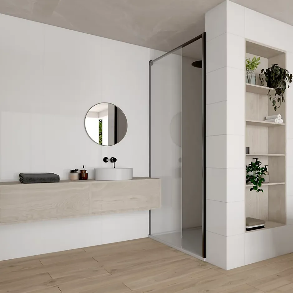 Faïence murale intérieur blanc brillant L.60 x l.30 cm x ép.7 mm, Colville-GoodHome Hot