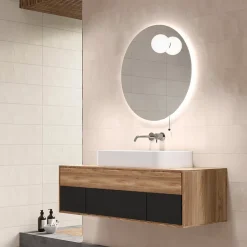 Faïence murale intérieur effet béton beige mat L.75 x l.25 cm x ép.9 mm, Terre-Mykonos Clearance