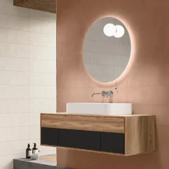 Faïence murale intérieur marron mat L.75 x l.25 x ép.9 mm, Terre- Best